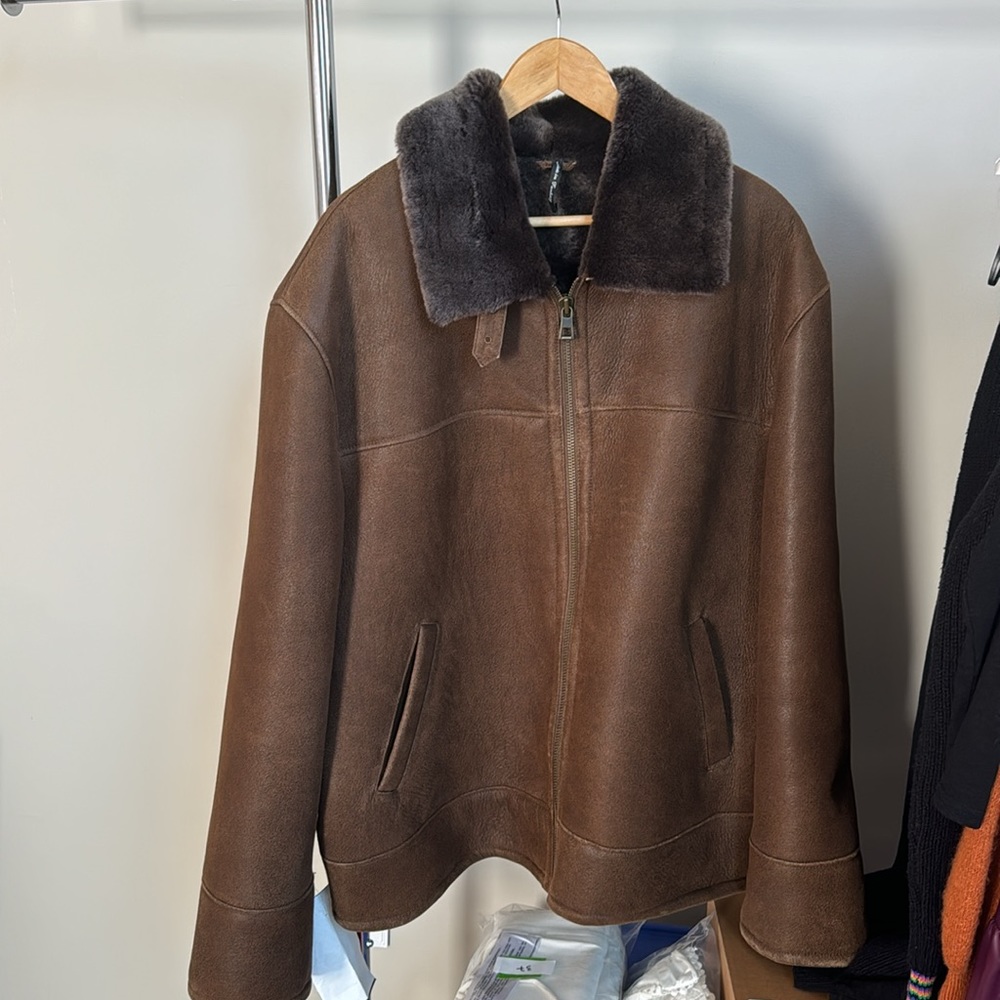 Wolfie Fur/Leather Bomber